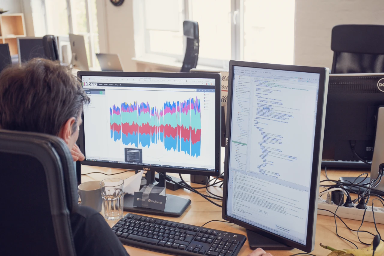 Implisense team member working