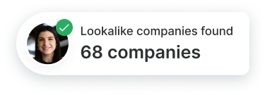 68 lookalike companies found.