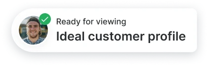Ideal customer profile generated