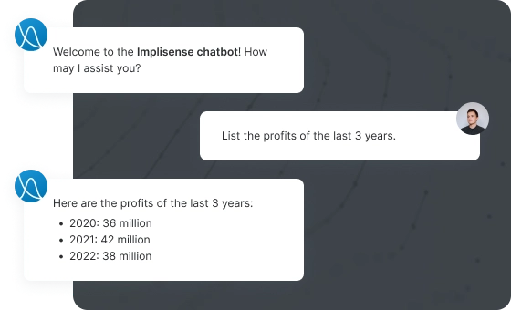 Implisense AI company data chatbot